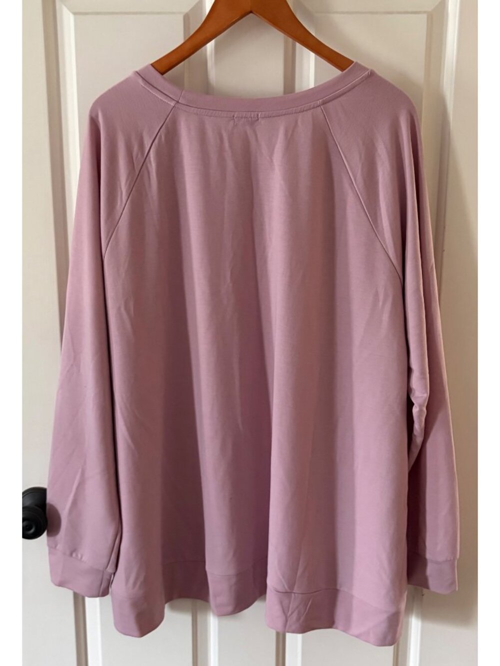 Studio 1896 Women's Long Sleeve Top Pink Sequined Front Size 2X / 3X - Picture 5 of 6